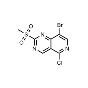 8-Bromo-5-chloro-2-(methylsulfonyl)pyrido[4,3-d]pyrimidine|CS-1010463
