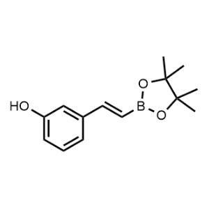 (E)-3-(2-(4,4,5,5-Tetramethyl-1,3,2-dioxaborolan-2-yl)vinyl)phenol|CS-1010605