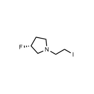 (R)-3-Fluoro-1-(2-iodoethyl)pyrrolidine|CS-1010648