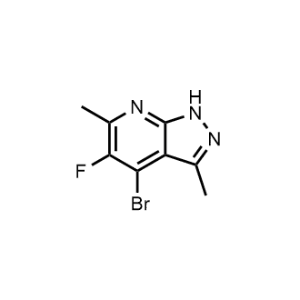 4-Bromo-5-fluoro-3,6-dimethyl-1H-pyrazolo[3,4-b]pyridine|CS-1010805