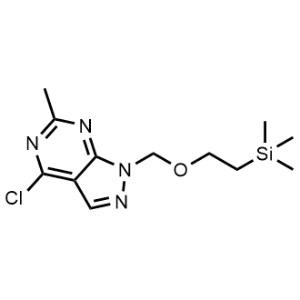 4-Chloro-6-methyl-1-((2-(trimethylsilyl)ethoxy)methyl)-1H-pyrazolo[3,4-d]pyrimidine|CS-1010832