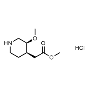 Methyl 2-((3S,4R)-3-methoxypiperidin-4-yl)acetate hydrochloride|CS-1011066