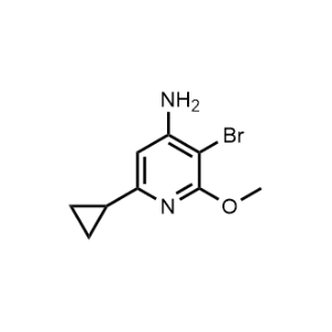 3-Bromo-6-cyclopropyl-2-methoxypyridin-4-amine|CS-1011388