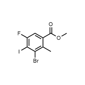 Methyl 3-bromo-5-fluoro-4-iodo-2-methylbenzoate|CS-1012392
