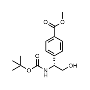 (R)-Methyl 4-(1-((tert-butoxycarbonyl)amino)-2-hydroxyethyl)benzoate|CS-1012405
