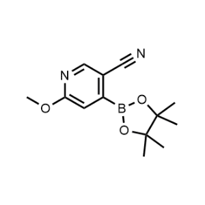 6-Methoxy-4-(4,4,5,5-tetramethyl-1,3,2-dioxaborolan-2-yl)nicotinonitrile|CS-1012633