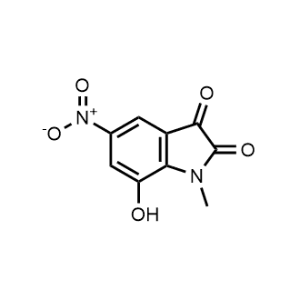 1H-Indole-2,3-dione, 7-hydroxy-1-methyl-5-nitro-|CS-1012939