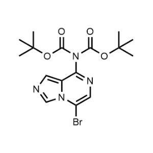 Imidodicarbonic acid, N-(5-bromoimidazo[1,5-a]pyrazin-8-yl)-, C,C′-bis(1,1-dimethylethyl) ester|CS-1013102