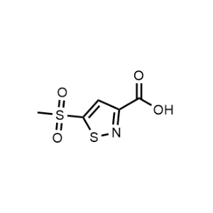 5-(Methylsulfonyl)-3-isothiazolecarboxylic acid|CS-1013112