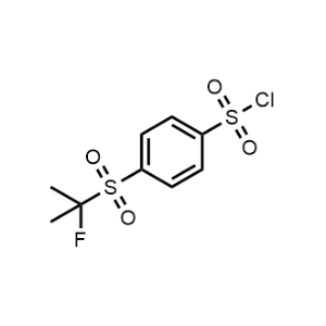 4-((2-Fluoropropan-2-yl)sulfonyl)benzenesulfonyl chloride|CS-1013172