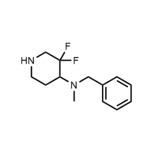3,3-Difluoro-N-methyl-N-(phenylmethyl)-4-piperidinamine|CS-1013429
