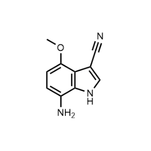 7-Amino-4-methoxy-1H-indole-3-carbonitrile|CS-1013581