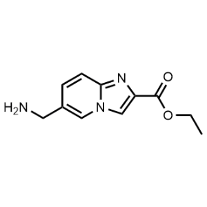 Ethyl 6-(aminomethyl)imidazo[1,2-a]pyridine-2-carboxylate|CS-1013663