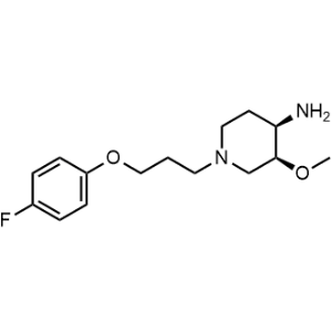 rel-(3R,4S)-1-[3-(4-Fluorophenoxy)propyl]-3-methoxy-4-piperidinamine|CS-1013934