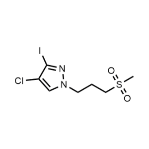 4-Chloro-3-iodo-1-(3-(methylsulfonyl)propyl)-1H-pyrazole|CS-1015039