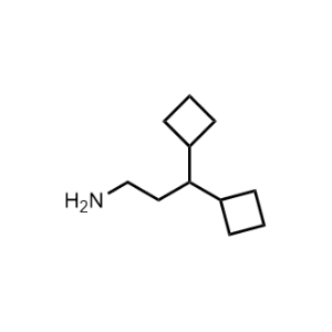 3,3-Dicyclobutylpropan-1-amine|CS-1015163