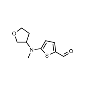 5-(Methyl(tetrahydrofuran-3-yl)amino)thiophene-2-carbaldehyde|CS-1015455