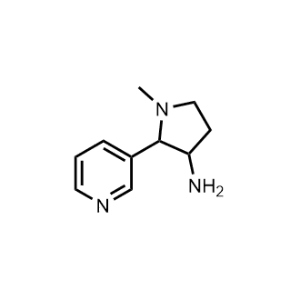 1-Methyl-2-(pyridin-3-yl)pyrrolidin-3-amine|CS-1015490