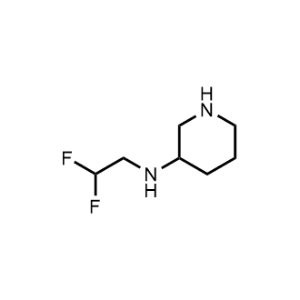 N-(2,2-Difluoroethyl)piperidin-3-amine|CS-1015586