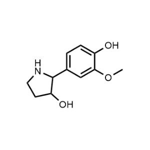 2-(4-Hydroxy-3-methoxyphenyl)pyrrolidin-3-ol|CS-1015819