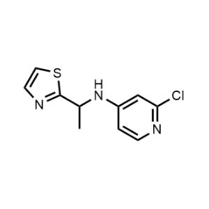 2-Chloro-N-(1-(thiazol-2-yl)ethyl)pyridin-4-amine|CS-1015994
