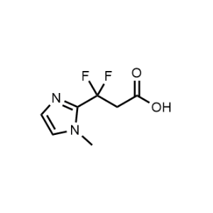 3,3-Difluoro-3-(1-methyl-1H-imidazol-2-yl)propanoic acid|CS-1016291
