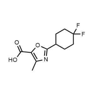 2-(4,4-Difluorocyclohexyl)-4-methyloxazole-5-carboxylic acid|CS-1016302