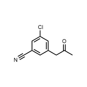 3-Chloro-5-(2-oxopropyl)benzonitrile|CS-1016430