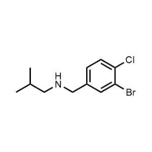 N-(3-Bromo-4-chlorobenzyl)-2-methylpropan-1-amine|CS-1016572