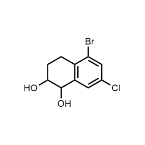 5-Bromo-7-chloro-1,2,3,4-tetrahydronaphthalene-1,2-diol|CS-1016746