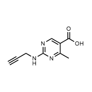 4-Methyl-2-(prop-2-yn-1-ylamino)pyrimidine-5-carboxylic acid|CS-1016878