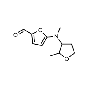 5-(Methyl(2-methyltetrahydrofuran-3-yl)amino)furan-2-carbaldehyde|CS-1017176