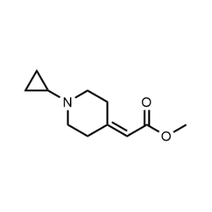 Methyl 2-(1-cyclopropylpiperidin-4-ylidene)acetate|CS-1017246