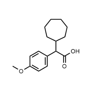 2-Cycloheptyl-2-(4-methoxyphenyl)acetic acid|CS-1017567