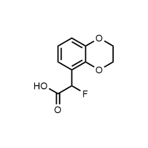 2-(2,3-Dihydrobenzo[b][1,4]dioxin-5-yl)-2-fluoroacetic acid|CS-1017651