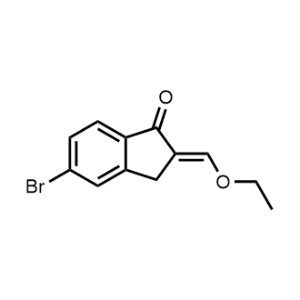 5-Bromo-2-(ethoxymethylene)-2,3-dihydro-1H-inden-1-one|CS-1017828