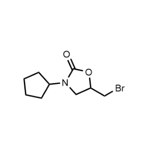 5-(Bromomethyl)-3-cyclopentyloxazolidin-2-one|CS-1018117