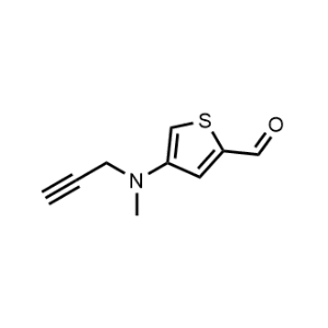 4-(Methyl(prop-2-yn-1-yl)amino)thiophene-2-carbaldehyde|CS-1018856