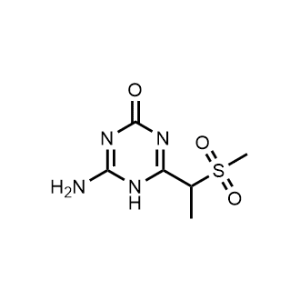 4-Amino-6-(1-(methylsulfonyl)ethyl)-1,3,5-triazin-2(5H)-one|CS-1018996
