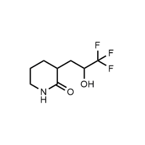 3-(3,3,3-Trifluoro-2-hydroxypropyl)piperidin-2-one|CS-1019041