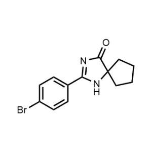 2-(4-Bromophenyl)-1,3-diazaspiro[4.4]non-2-en-4-one|CS-1019406