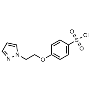 4-(2-(1H-Pyrazol-1-yl)ethoxy)benzenesulfonyl chloride|CS-1019433