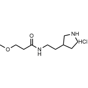 3-Methoxy-N-(2-(pyrrolidin-3-yl)ethyl)propanamide hydrochloride|CS-1019534