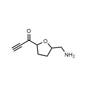 1-(5-(Aminomethyl)tetrahydrofuran-2-yl)prop-2-yn-1-one|CS-1019669