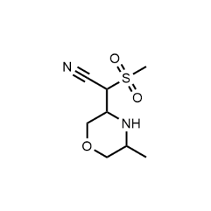 2-(5-Methylmorpholin-3-yl)-2-(methylsulfonyl)acetonitrile|CS-1019843