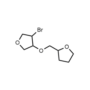 3-Bromo-4-((tetrahydrofuran-2-yl)methoxy)tetrahydrofuran|CS-1020058