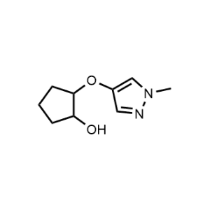 2-((1-Methyl-1H-pyrazol-4-yl)oxy)cyclopentan-1-ol|CS-1020103