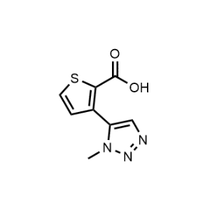 3-(1-Methyl-1H-1,2,3-triazol-5-yl)thiophene-2-carboxylic acid|CS-1020215