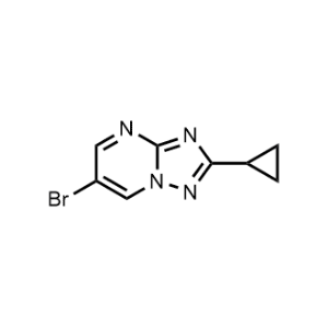 6-Bromo-2-cyclopropyl-[1,2,4]triazolo[1,5-a]pyrimidine|CS-1020264