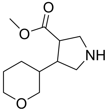 Methyl 4-(tetrahydro-2H-pyran-3-yl)pyrrolidine-3-carboxylate|CS-1020353